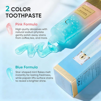 Niacinamide Whitening Toothpaste – Natural Whitening Toothpaste with Niacinamide, Gentle Formula for Brighter Teeth & Fresh Breath, 2-Pack (2)